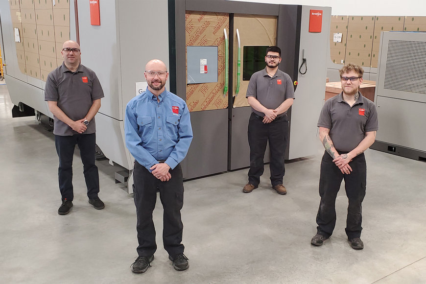 BYSTRONIC ACHIEVES MAJOR MILESTONE WITH FIRST U.S. ASSEMBLED BYSMART FIBER LASER CUTTING MACHINE